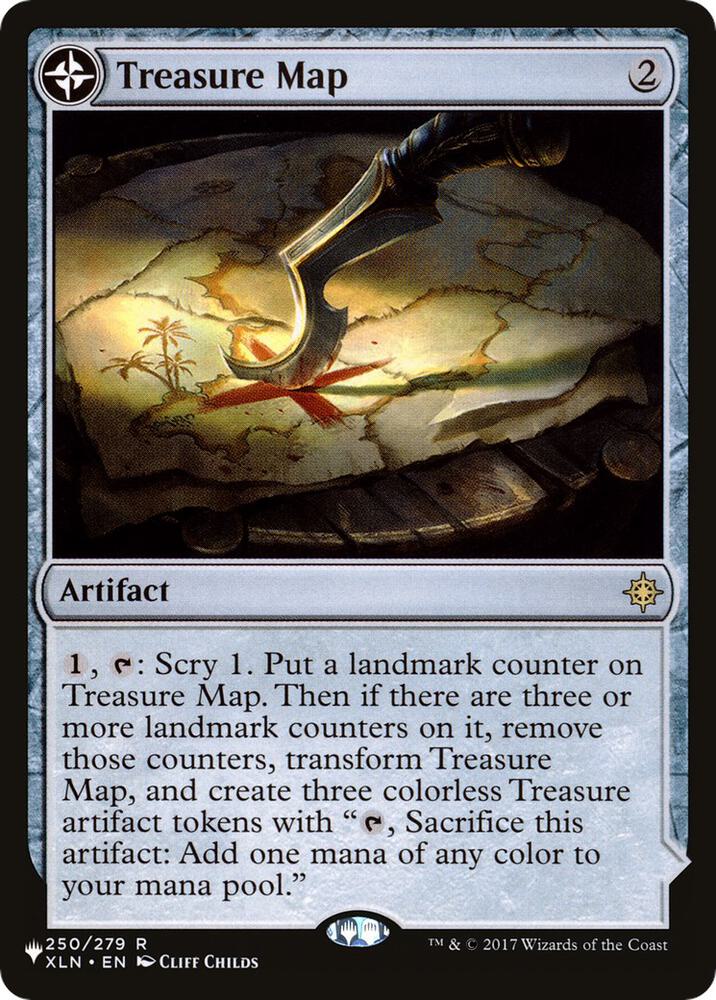 Treasure Map [The List Reprints] 250