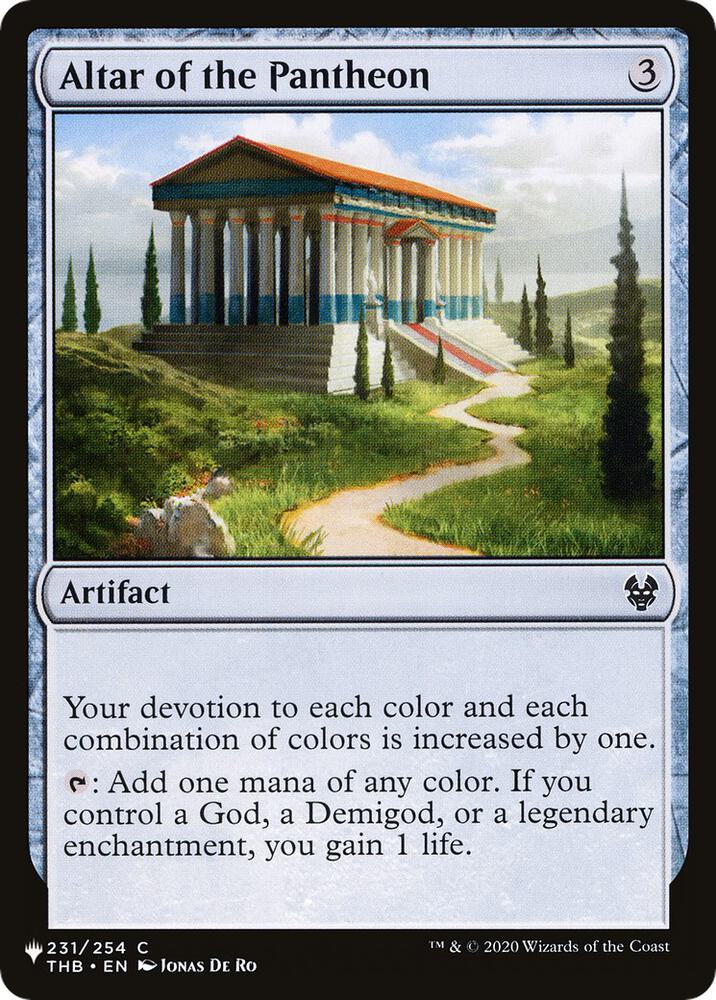 Altar of the Pantheon [The List Reprints] 231