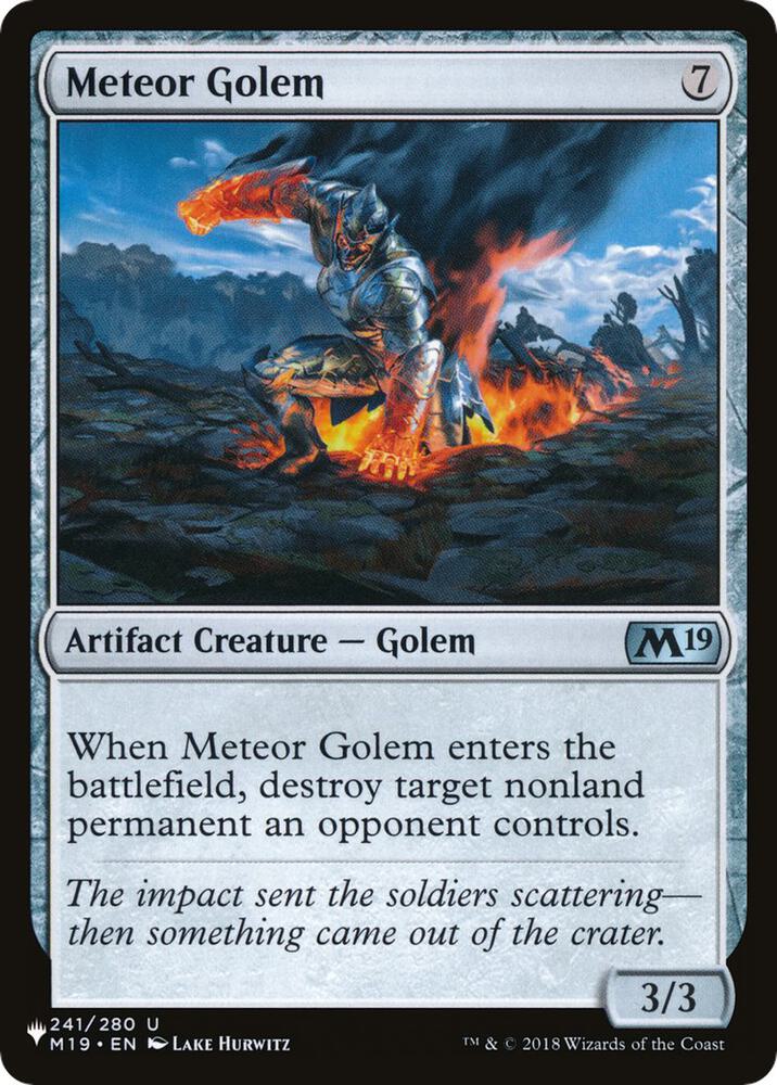 Meteor Golem [The List Reprints] 241