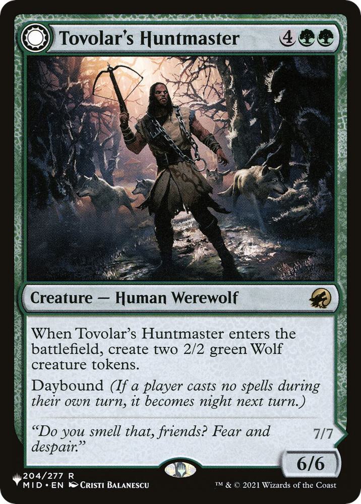 Tovolar's Huntmaster [The List Reprints] 204
