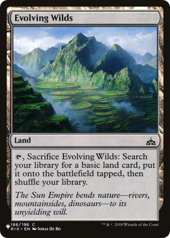 Evolving Wilds (RIX) [The List Reprints] 186