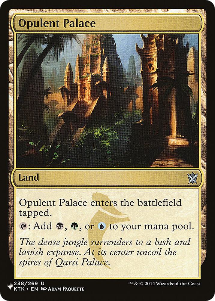 Opulent Palace (KTK) [The List Reprints] 238