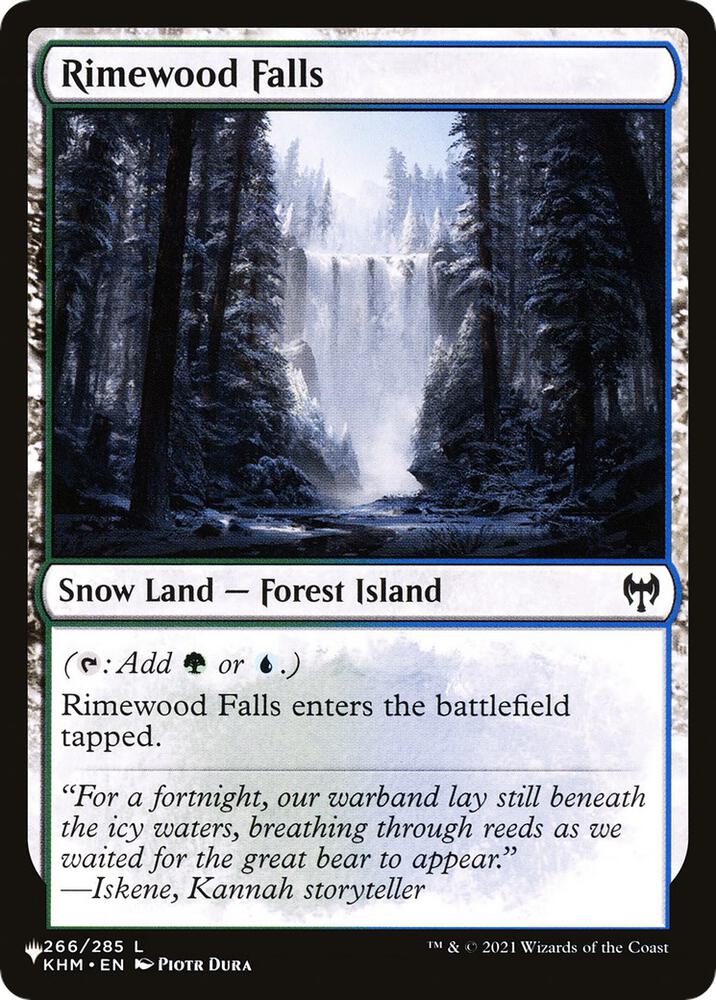 Rimewood Falls [The List Reprints] 266