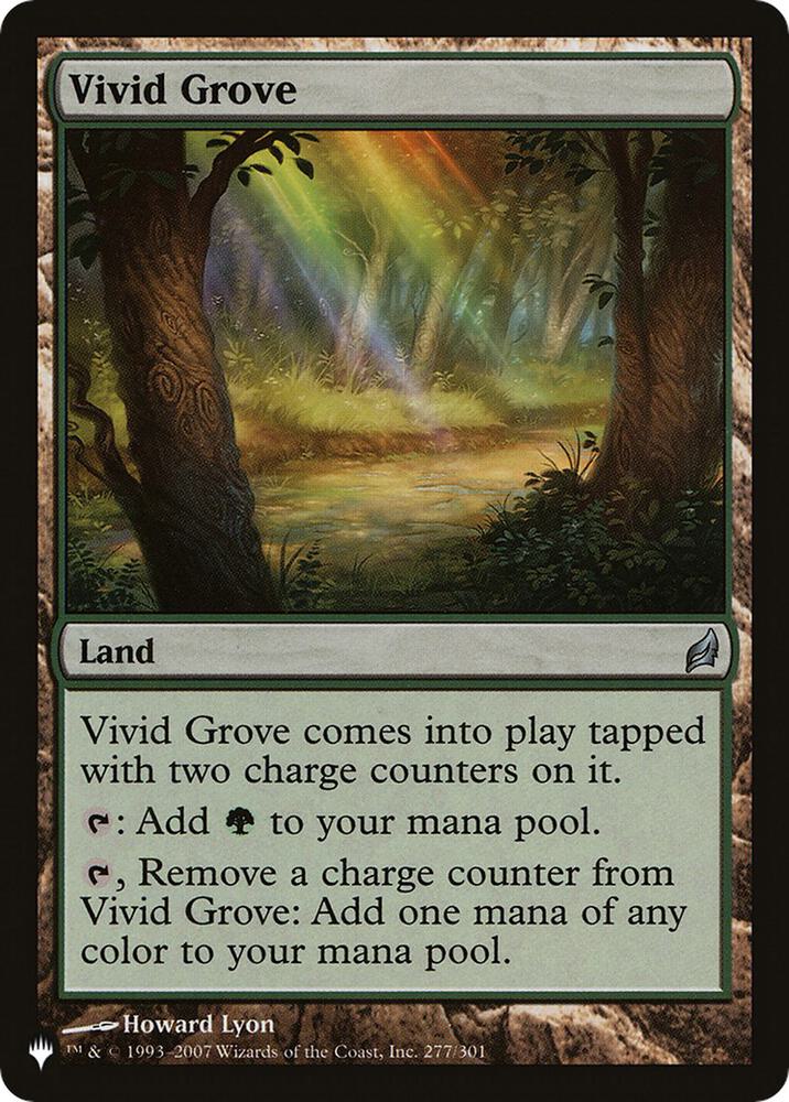 Vivid Grove [The List Reprints] 277