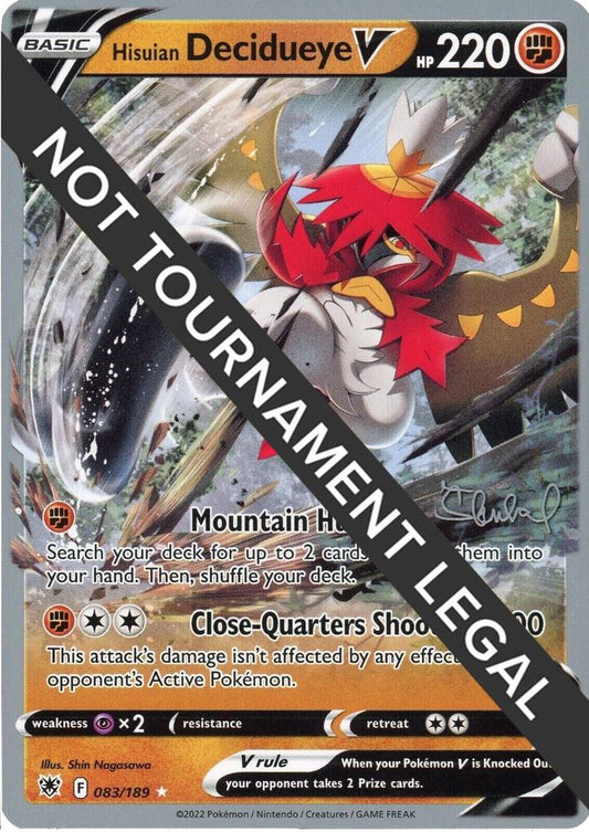 Hisuian Decidueye V - 2022 (Ondrej Skubal) [World Championship Decks] 083/189
