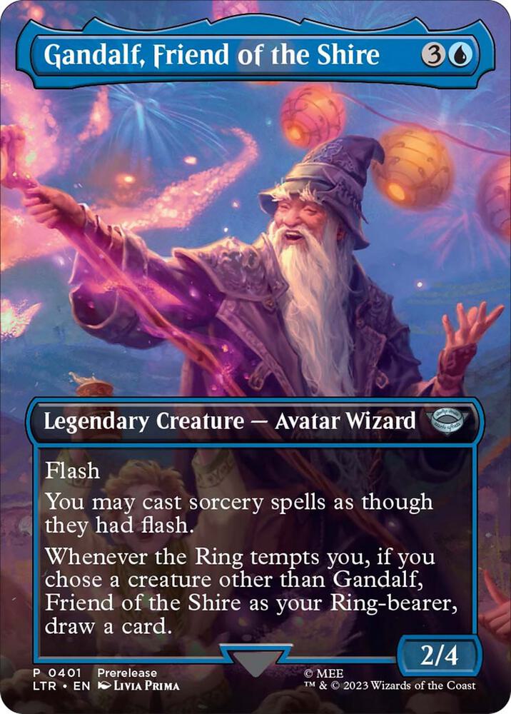Gandalf, Friend of the Shire (Borderless) [Universes Beyond: The Lord of the Rings: Tales of Middle-earth] 401
