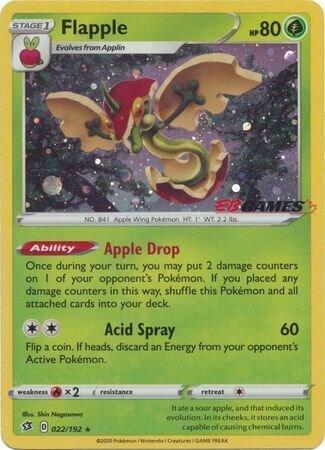 Flapple - 022/192 (EB Games Exclusive) [Miscellaneous Cards & Products] 022/192