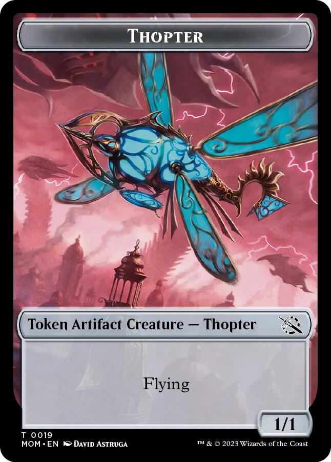 Thopter // Spirit (0014) Double-Sided Token [March of the Machine] 19 // 14