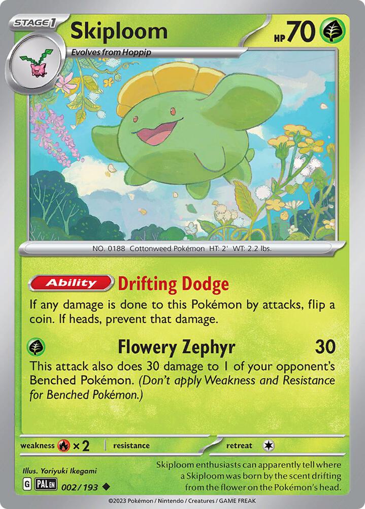 Skiploom [SV02: Paldea Evolved] 002/193