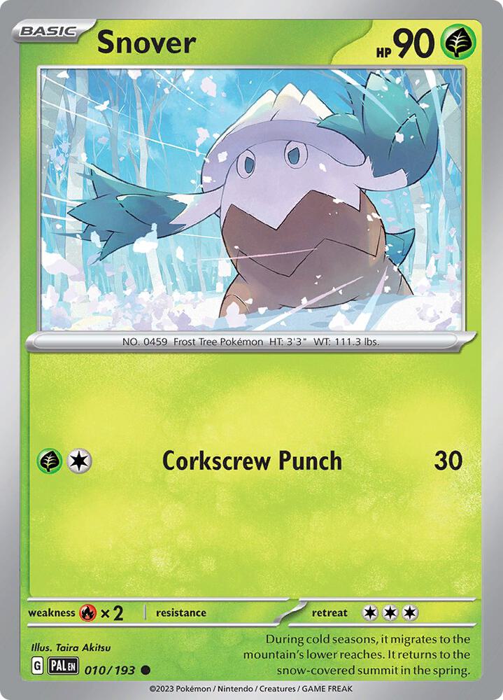 Snover [SV02: Paldea Evolved] 010/193