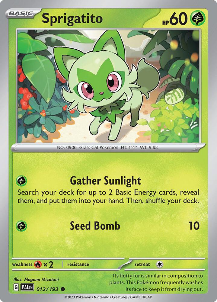 Sprigatito - 012/193 [SV02: Paldea Evolved] 012/193