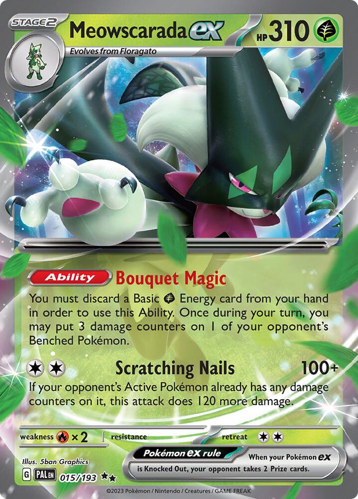 Meowscarada ex - 015/193 [SV02: Paldea Evolved] 015/193