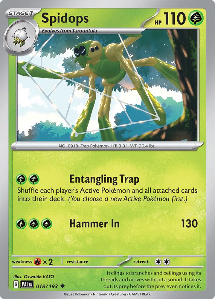 Spidops [SV02: Paldea Evolved] 018/193