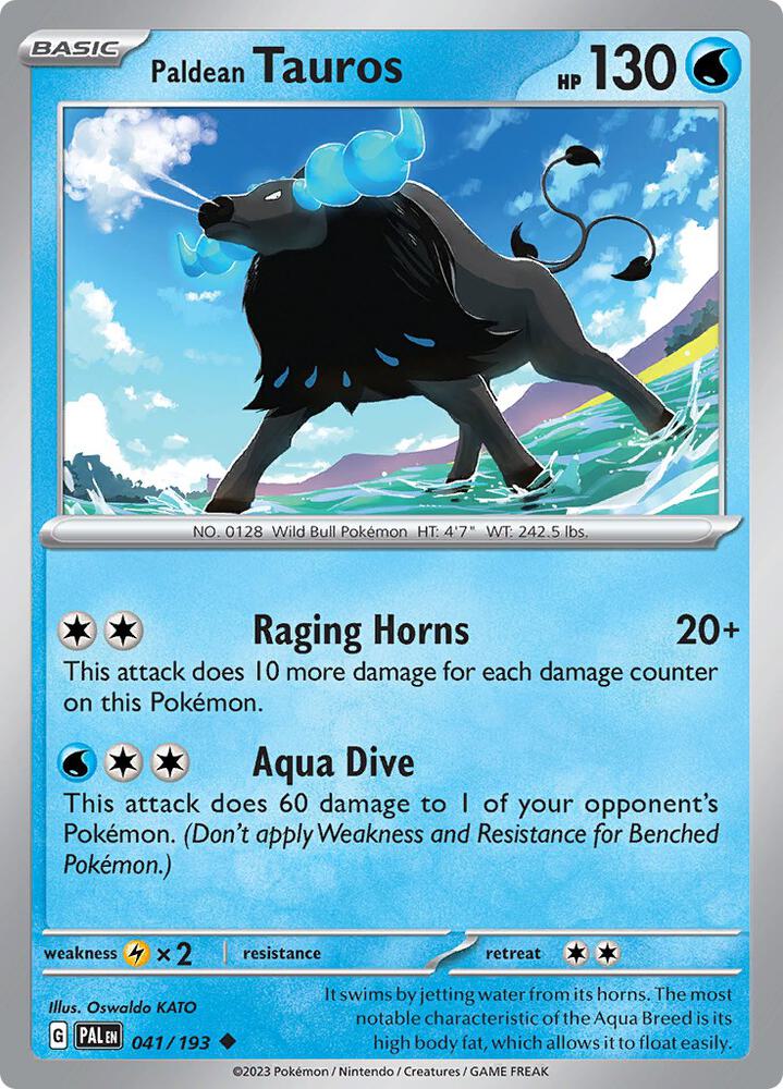 Paldean Tauros - 041/193 [SV02: Paldea Evolved] 041/193
