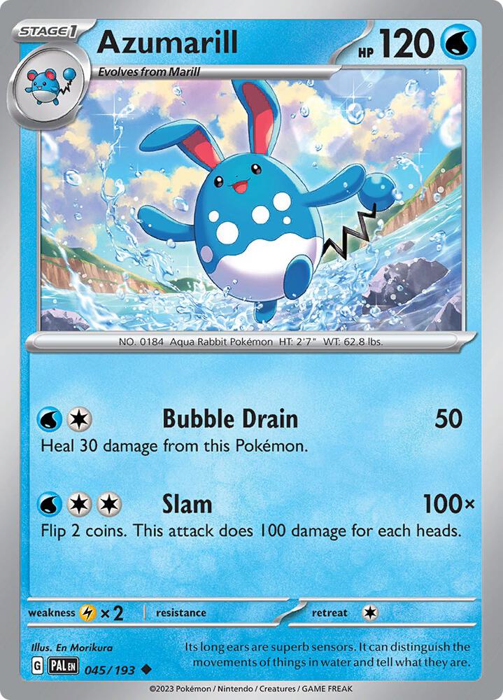 Azumarill [SV02: Paldea Evolved] 045/193