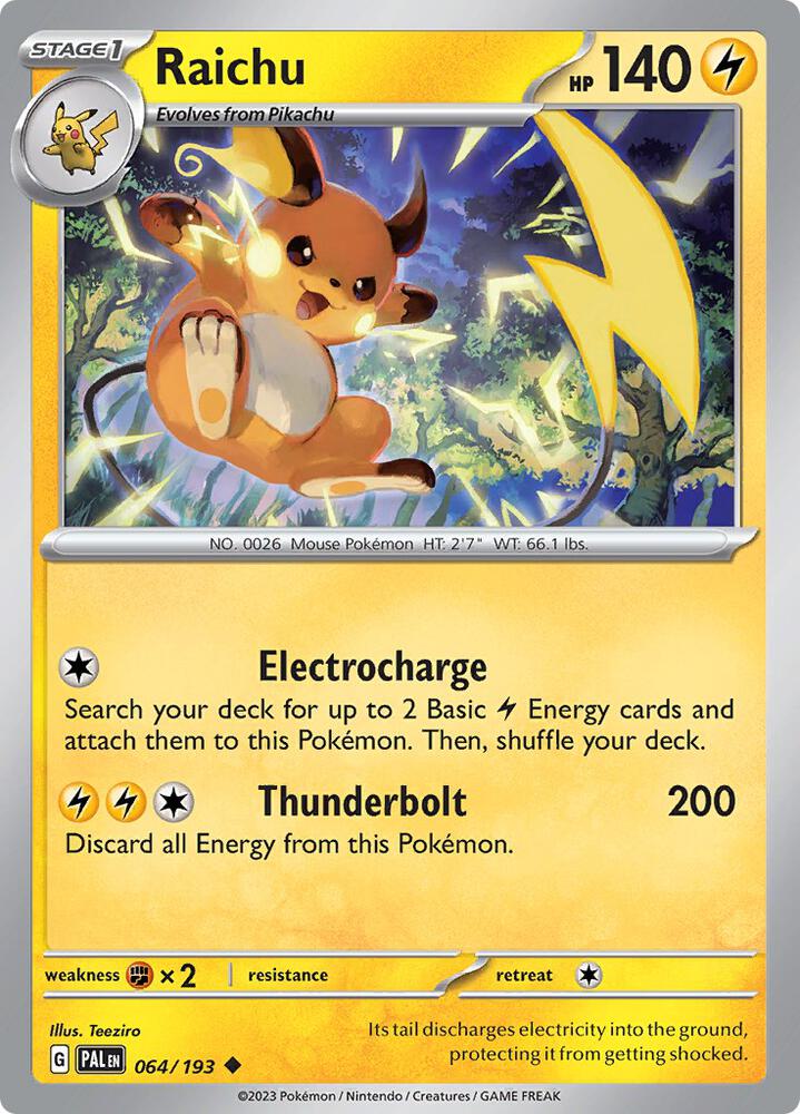 Raichu - 064/193 [SV02: Paldea Evolved] 064/193