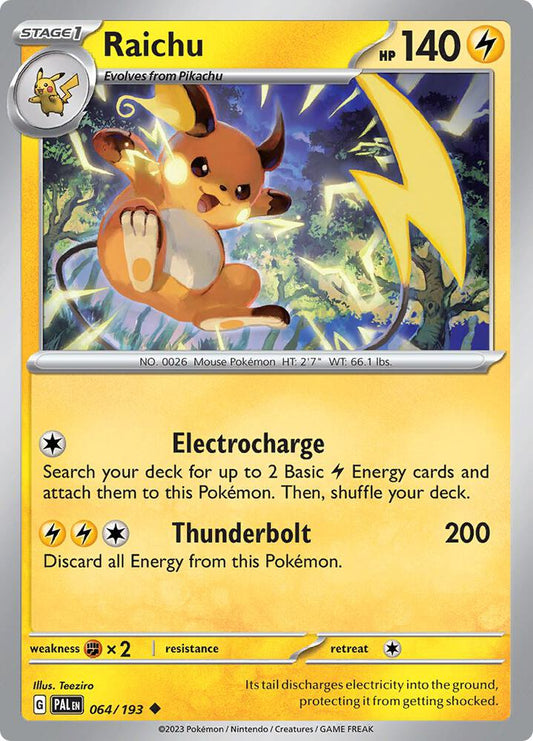 Raichu - 064/193 [SV02: Paldea Evolved] 064/193