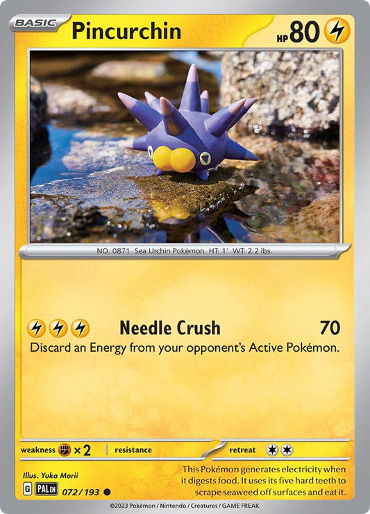 Pincurchin - 072/193 [SV02: Paldea Evolved] 072/193