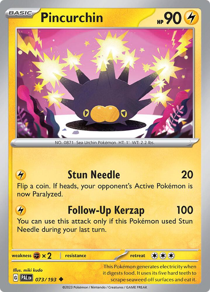Pincurchin - 073/193 [SV02: Paldea Evolved] 073/193