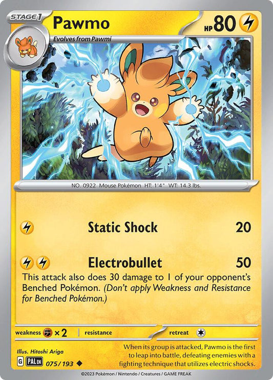 Pawmo [SV02: Paldea Evolved] 075/193