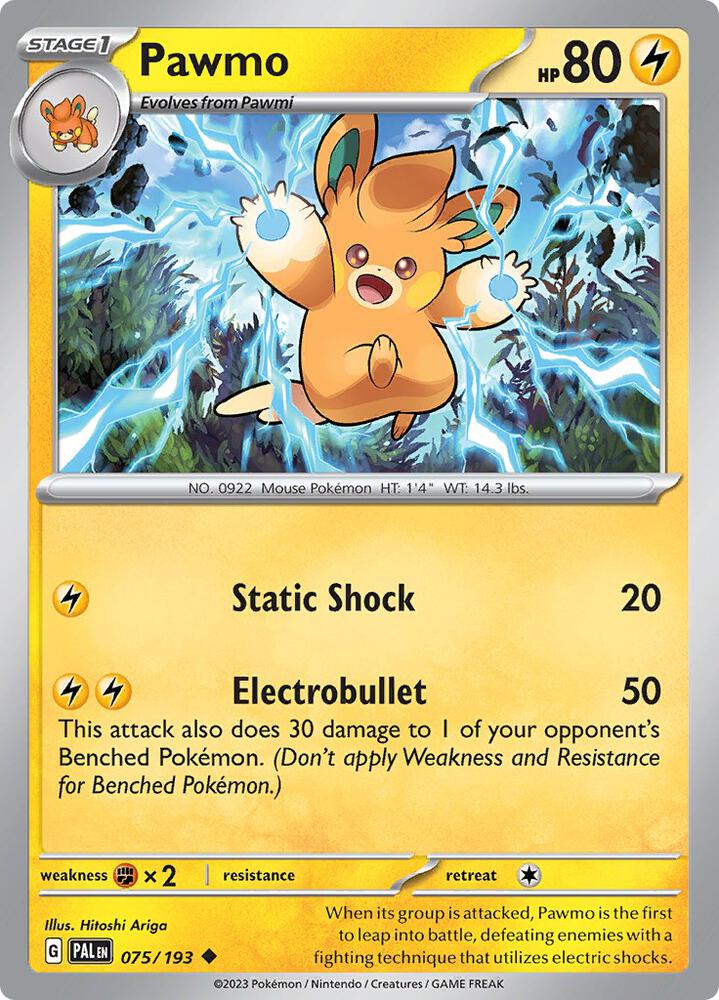 Pawmo [SV02: Paldea Evolved] 075/193