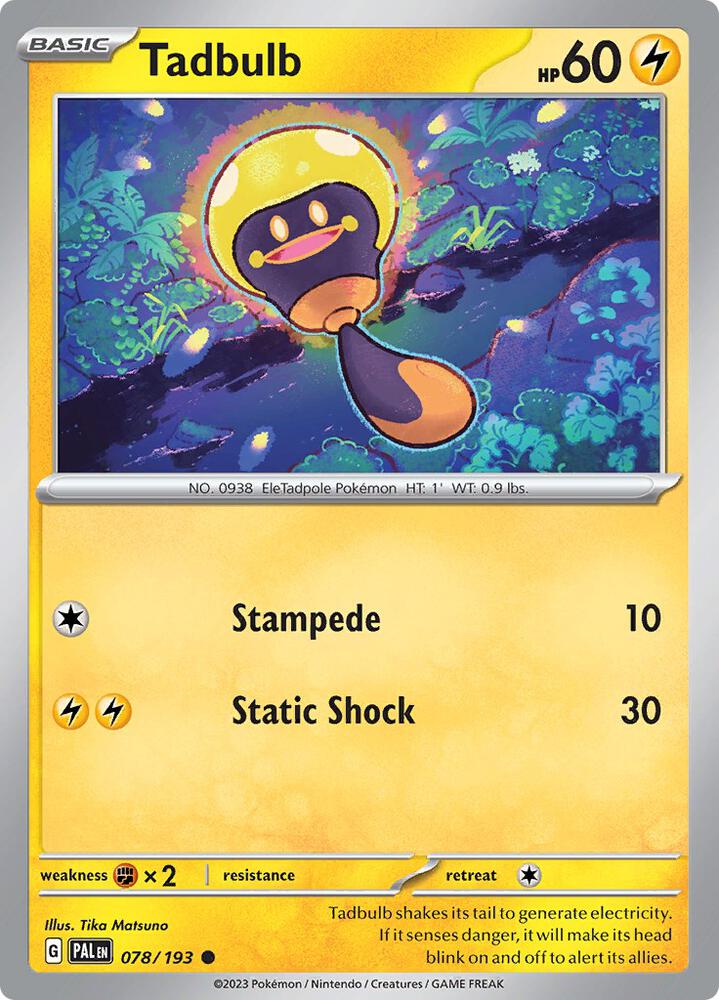 Tadbulb - 078/193 [SV02: Paldea Evolved] 078/193