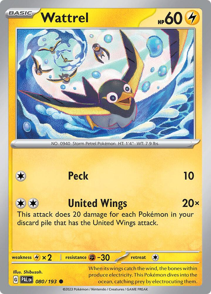 Wattrel - 080/193 [SV02: Paldea Evolved] 080/193