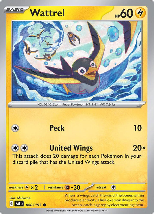 Wattrel - 080/193 [SV02: Paldea Evolved] 080/193