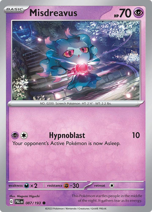 Misdreavus [SV02: Paldea Evolved] 087/193
