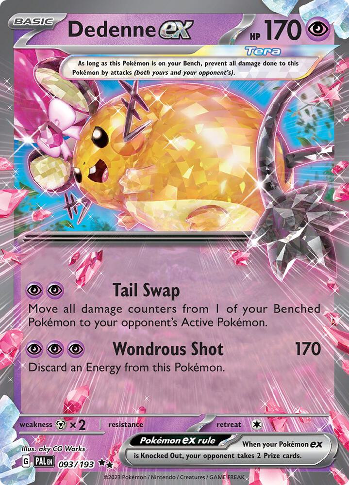 Dedenne ex - 093/193 [SV02: Paldea Evolved] 093/193