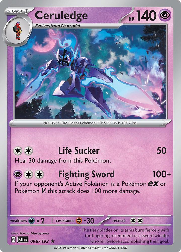 Ceruledge [SV02: Paldea Evolved] 098/193