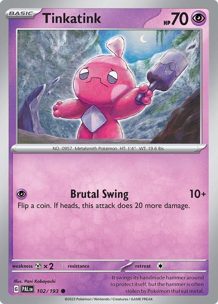 Tinkatink - 102/193 [SV02: Paldea Evolved] 102/193
