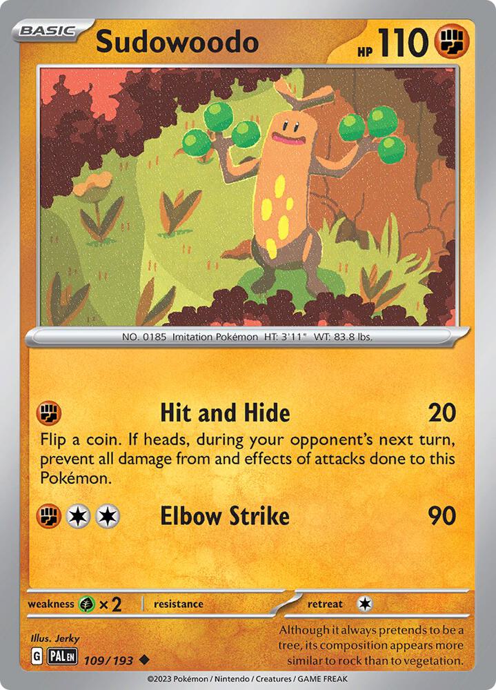 Sudowoodo [SV02: Paldea Evolved] 109/193