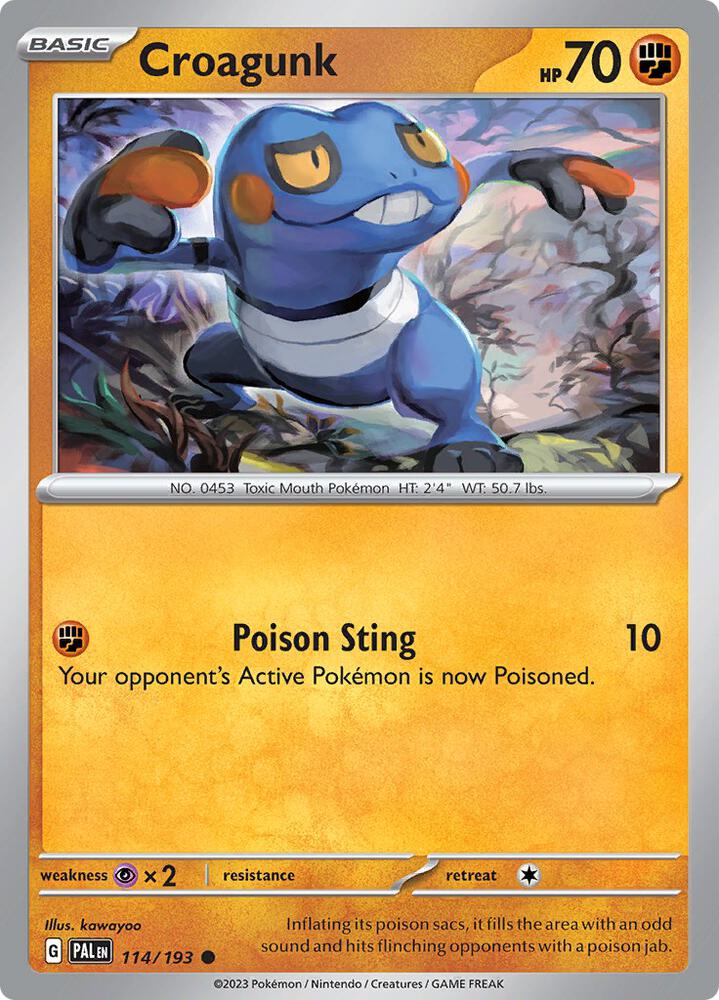 Croagunk [SV02: Paldea Evolved] 114/193