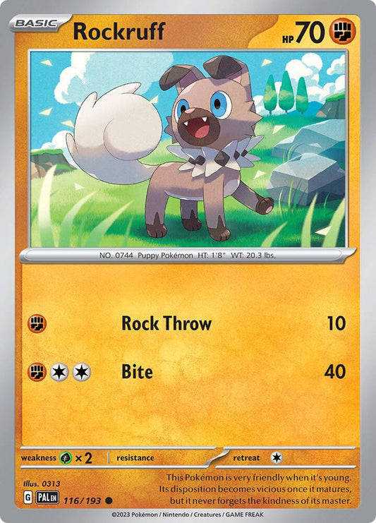 Rockruff [SV02: Paldea Evolved] 116/193