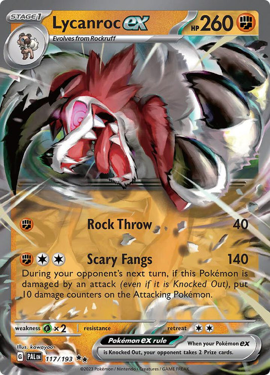 Lycanroc ex [SV02: Paldea Evolved] 117/193