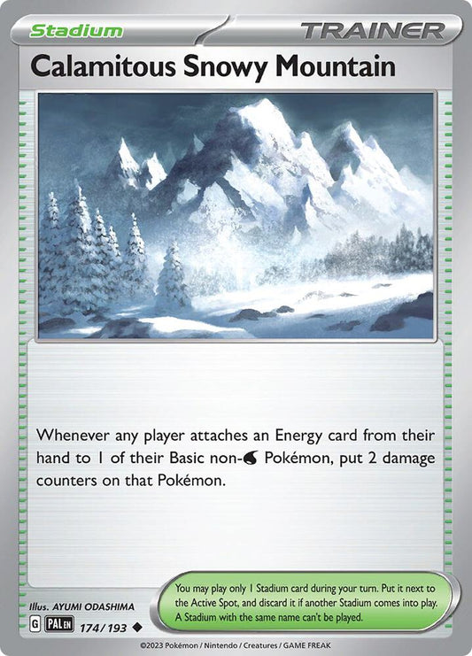 Calamitous Snowy Mountain [SV02: Paldea Evolved] 174/193
