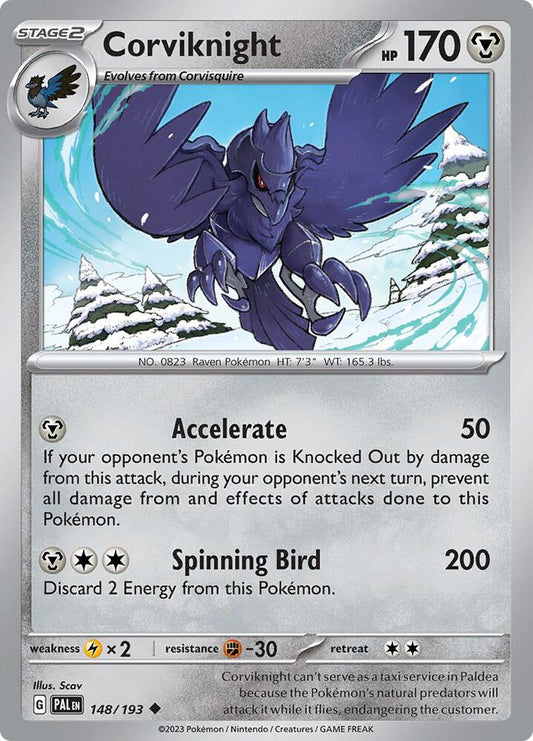 Corviknight [SV02: Paldea Evolved] 148/193