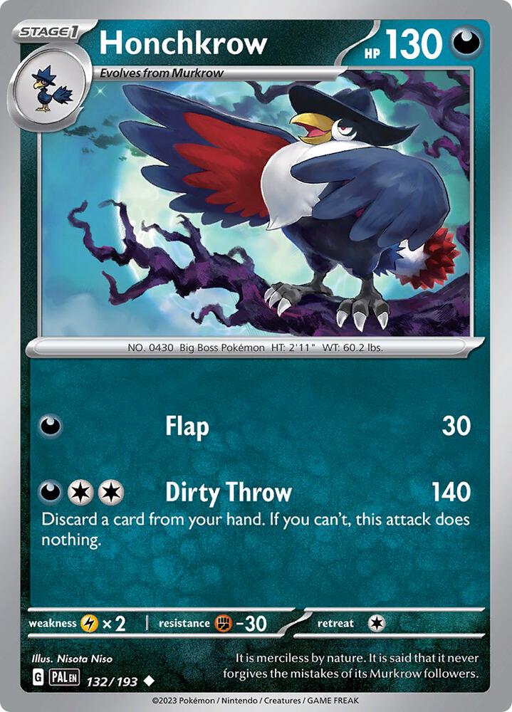 Honchkrow [SV02: Paldea Evolved] 132/193