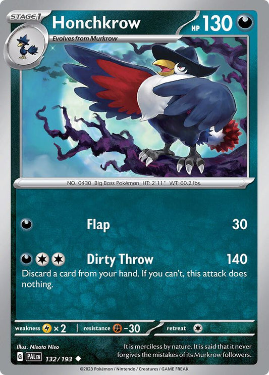 Honchkrow [SV02: Paldea Evolved] 132/193