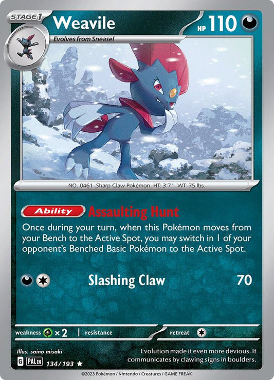 Weavile [SV02: Paldea Evolved] 134/193