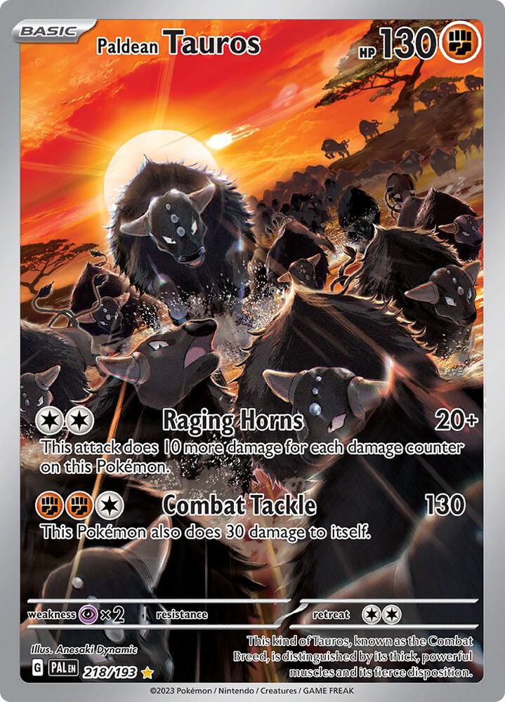 Paldean Tauros - 218/193 [SV02: Paldea Evolved] 218/193