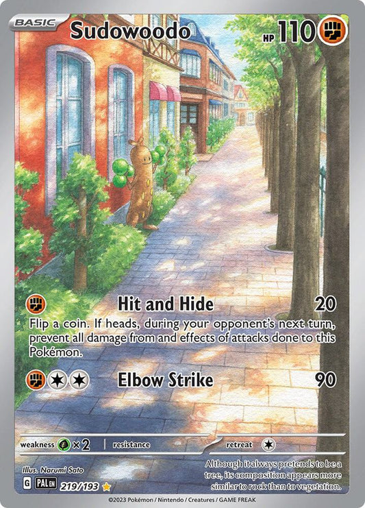 Sudowoodo - 219/193 [SV02: Paldea Evolved] 219/193