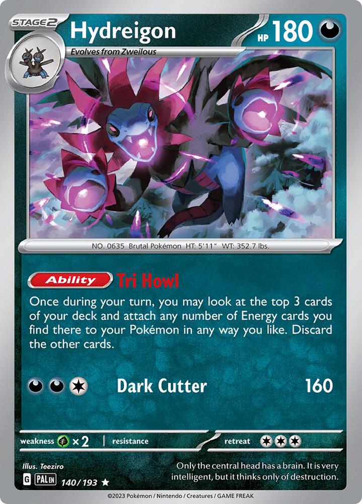 Hydreigon [SV02: Paldea Evolved] 140/193