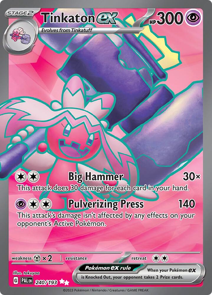 Tinkaton ex - 240/193 [SV02: Paldea Evolved] 240/193