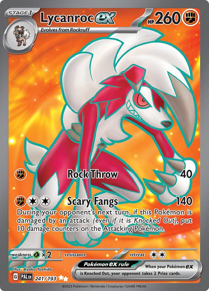 Lycanroc ex - 241/193 [SV02: Paldea Evolved] 241/193