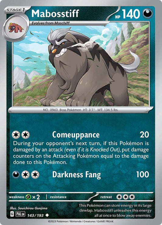 Mabosstiff [SV02: Paldea Evolved] 143/193