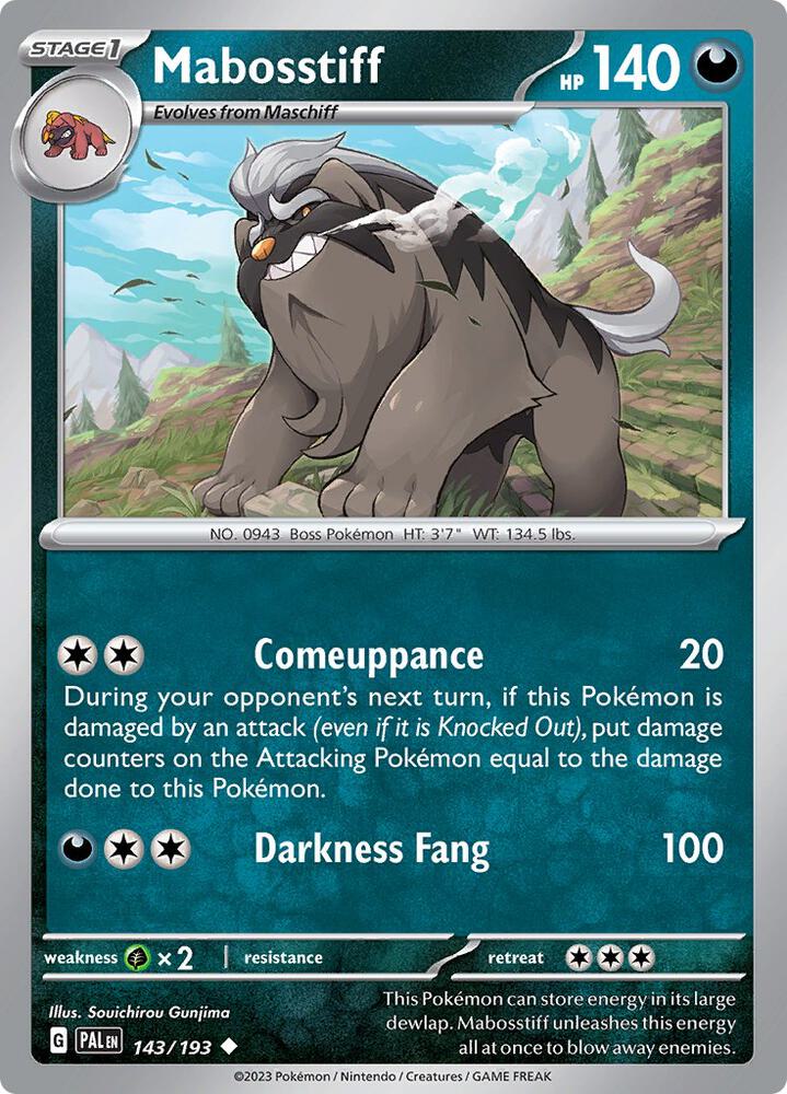 Mabosstiff [SV02: Paldea Evolved] 143/193
