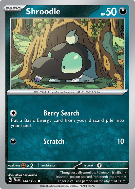 Shroodle - 144/193 [SV02: Paldea Evolved] 144/193