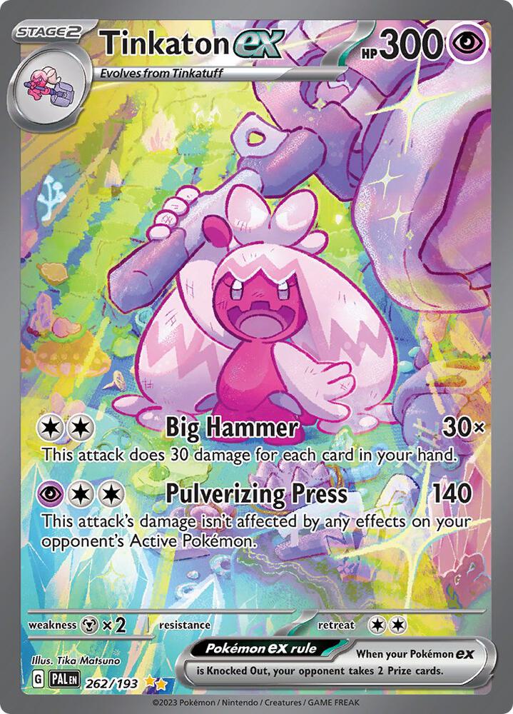 Tinkaton ex - 262/193 [SV02: Paldea Evolved] 262/193